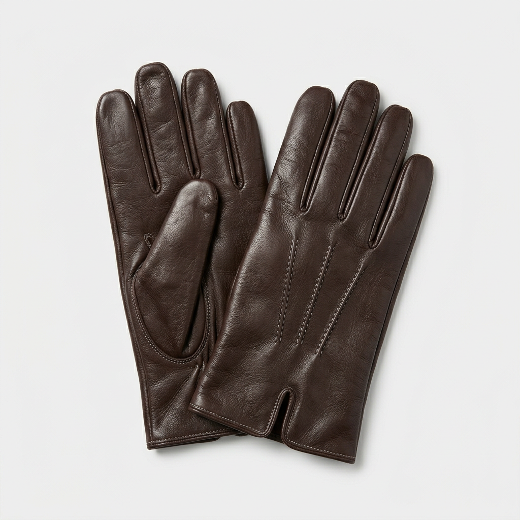 Incorrect packshot of leather gloves - overlapping and crookedly aligned